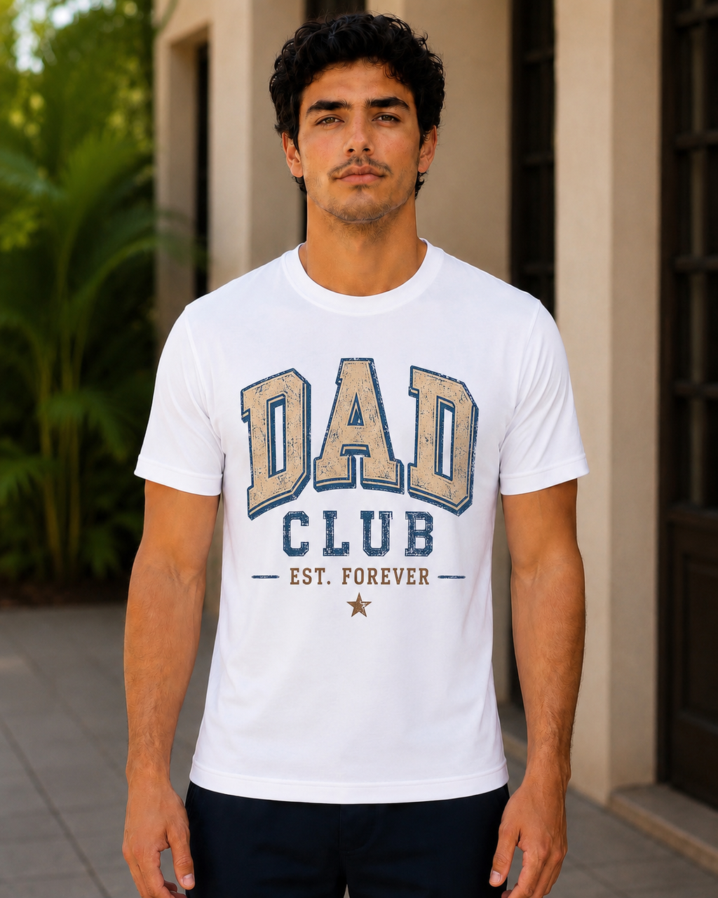 Dad Club Est. Forever – Vintage Father’s Day Graphic T-Shirt | Lulu Cari
