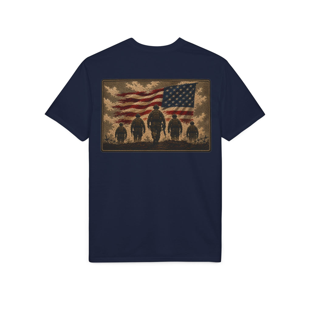Land of the Free – Patriotic Veteran Tribute T-Shirt