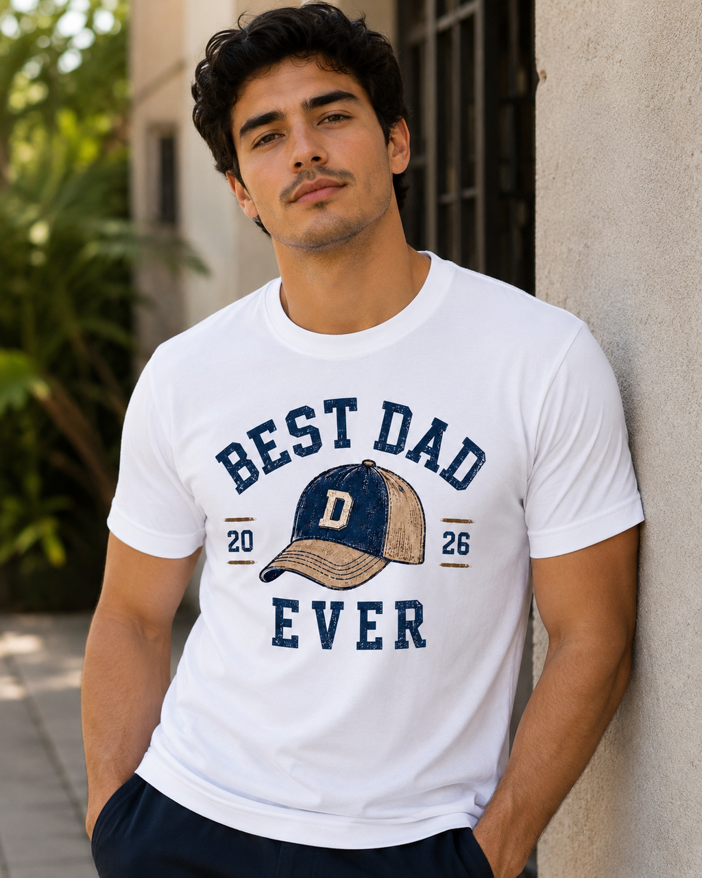 Best Dad Ever Vintage Cap T-Shirt | Father’s Day Gift | Lulu Cari