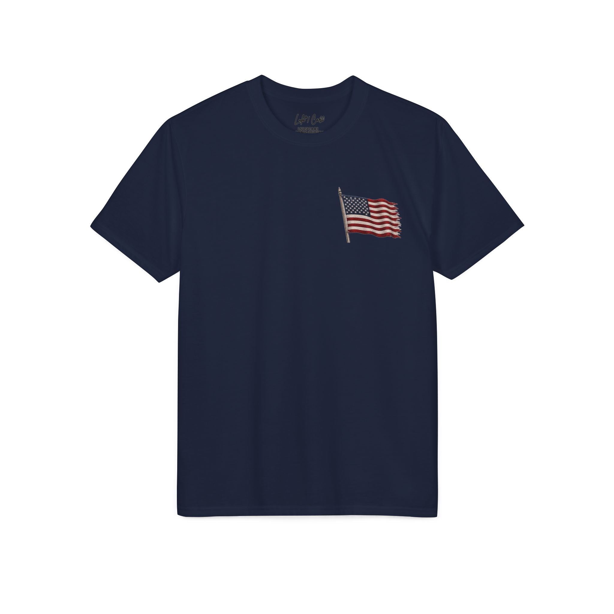 Land of the Free – Patriotic Veteran Tribute T-Shirt