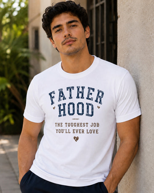 Fatherhood – The Toughest Job You’ll Ever Love T-Shirt | Lulu Cari